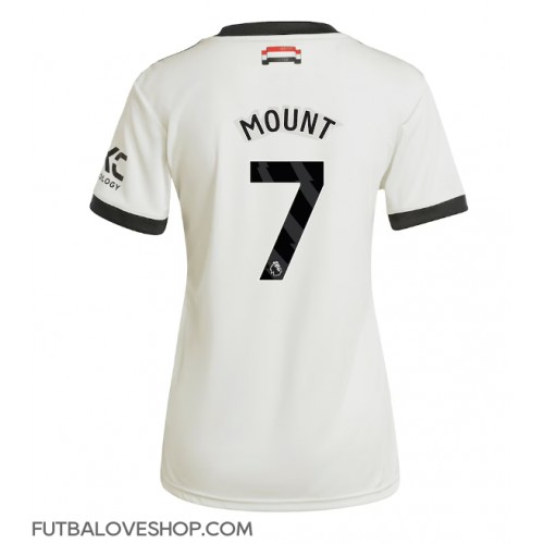 Dres Manchester United Mason Mount #7 Tretina pre Ženy 2024-25 Krátky Rukáv